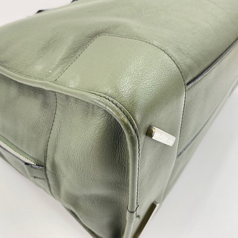 LOEWE Amazona 44 Anagram Handbag leather green WS32415