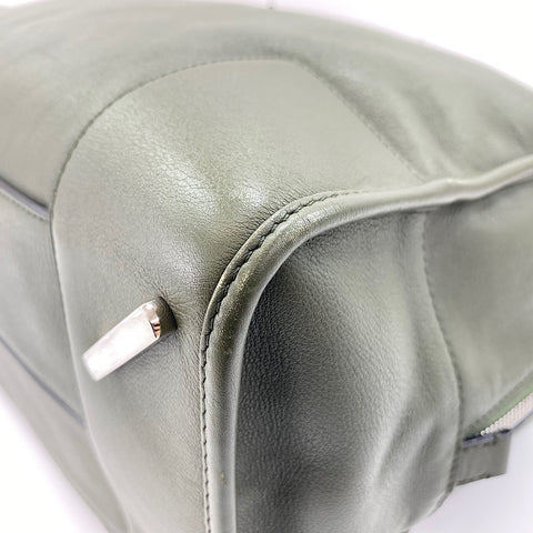 LOEWE Amazona 44 Anagram Handbag leather green WS32415
