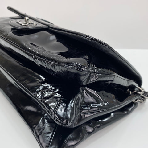 CHANEL Camelia Shoulder Bag enamel black WS32417