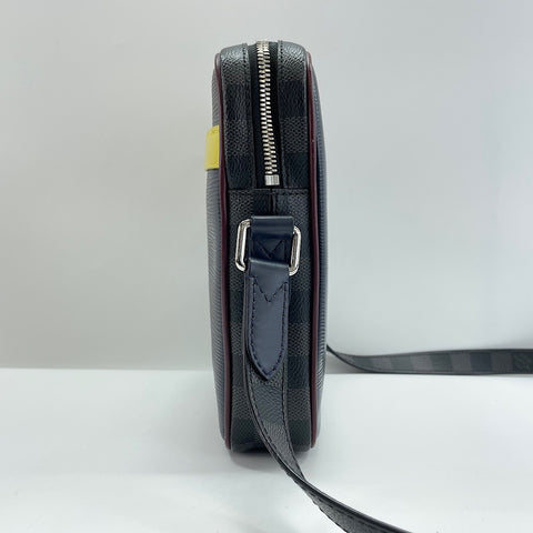 LOUIS VUITTON Danube Slim Shoulder Bag Navy WS32422