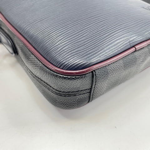 LOUIS VUITTON Danube Slim Shoulder Bag Navy WS32422