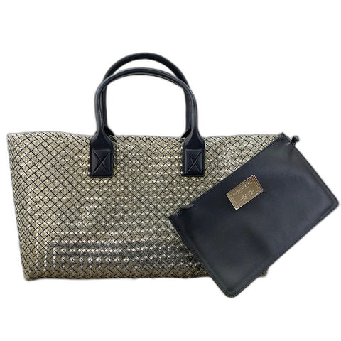 BOTTEGAVENETA INTRECCIATO Cavaclear Tote Bag PVC black WS32424