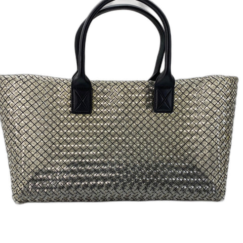 BOTTEGAVENETA INTRECCIATO Cavaclear Tote Bag PVC black WS32424