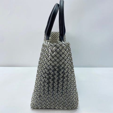 BOTTEGAVENETA INTRECCIATO Cavaclear Tote Bag PVC black WS32424