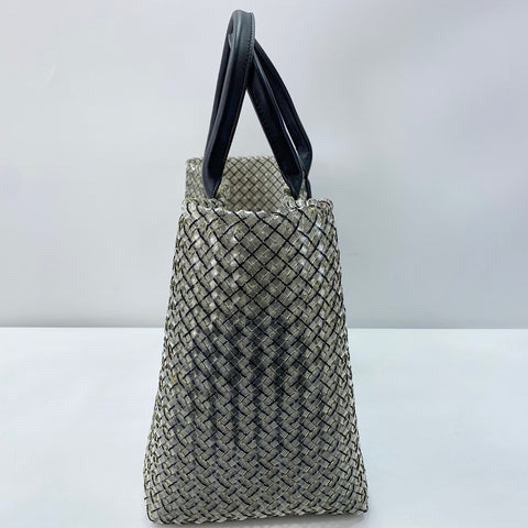 BOTTEGAVENETA INTRECCIATO Cavaclear Tote Bag PVC black WS32424