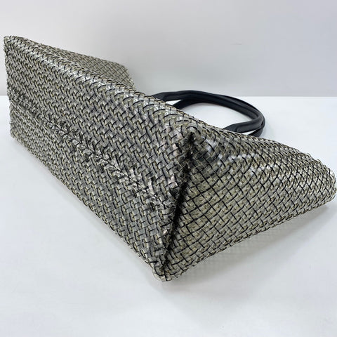 BOTTEGAVENETA INTRECCIATO Cavaclear Tote Bag PVC black WS32424