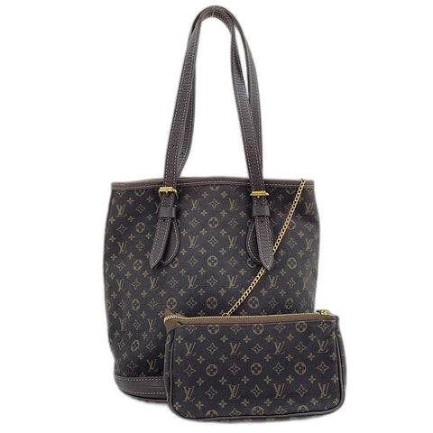 LOUIS VUITTON Run Bucket PM Tote Bag Brown WS32425