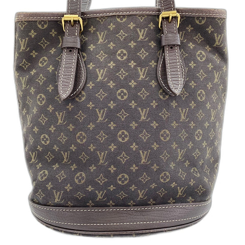 LOUIS VUITTON Run Bucket PM Tote Bag Brown WS32425