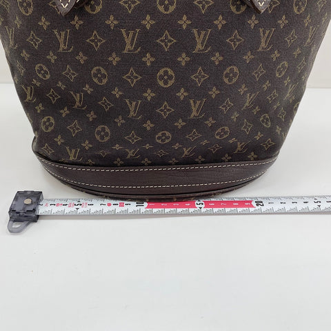 LOUIS VUITTON Run Bucket PM Tote Bag Brown WS32425
