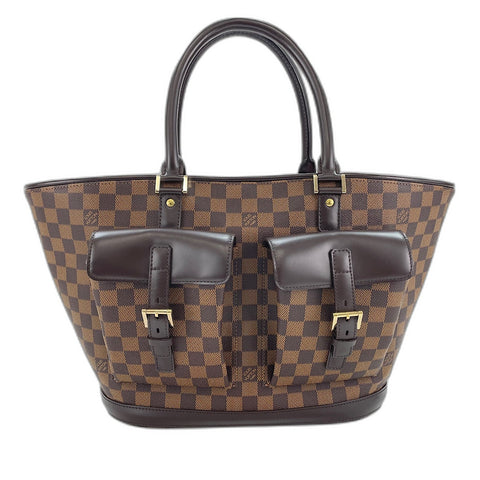 LOUIS VUITTON Manosque GM Tote Bag Brown WS32427