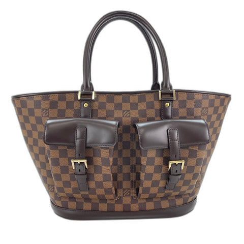 LOUIS VUITTON Manosque GM Tote Bag Brown WS32427
