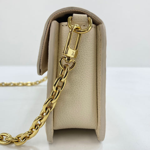 LOUIS VUITTON Wallet on Chain Metis Shoulder Bag beige WS32429