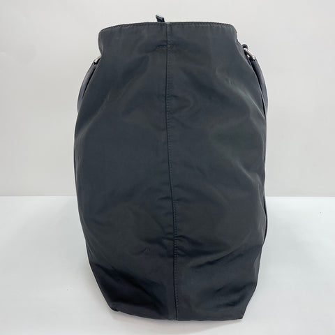 PRADA 2-way, triangle logo Boston bag black WS32433