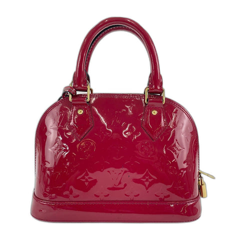LOUIS VUITTON Alma BB Handbag Red WS32437