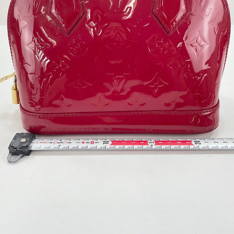 LOUIS VUITTON Alma BB Handbag Red WS32437