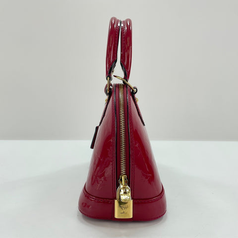 LOUIS VUITTON Alma BB Handbag Red WS32437