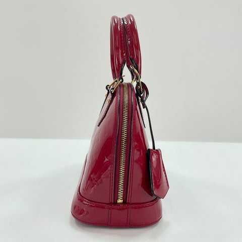 LOUIS VUITTON Alma BB Handbag Red WS32437