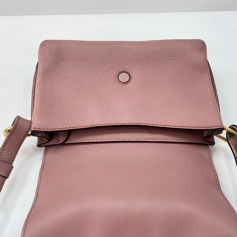 BURBERRY Small buckle crossbody bag Shoulder Bag leather pink WS32440