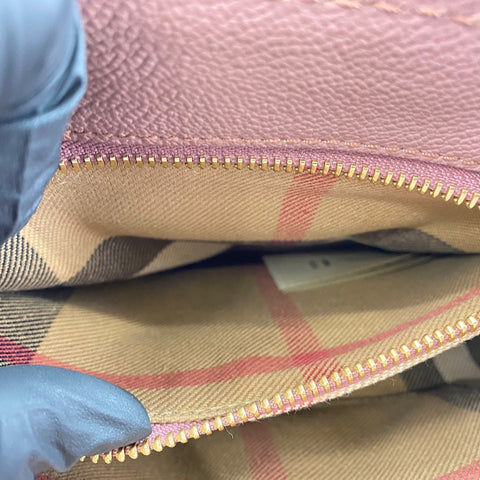 BURBERRY Small buckle crossbody bag Shoulder Bag leather pink WS32440