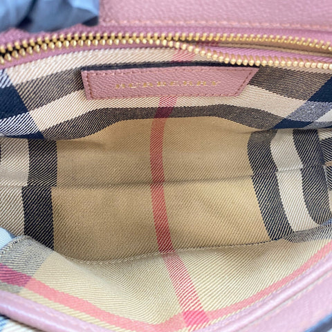 BURBERRY Small buckle crossbody bag Shoulder Bag leather pink WS32440
