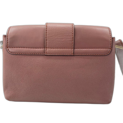 BURBERRY Small buckle crossbody bag Shoulder Bag leather pink WS32440