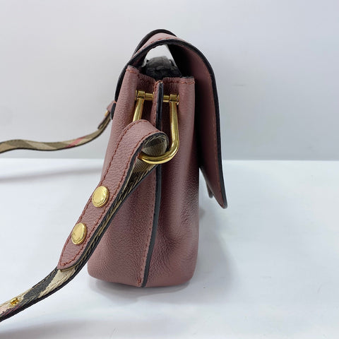 BURBERRY Small buckle crossbody bag Shoulder Bag leather pink WS32440