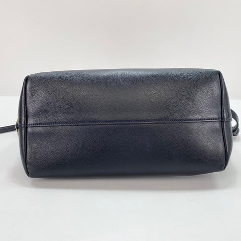 PRADA 2-way, logo embossed Handbag leather black WS32444