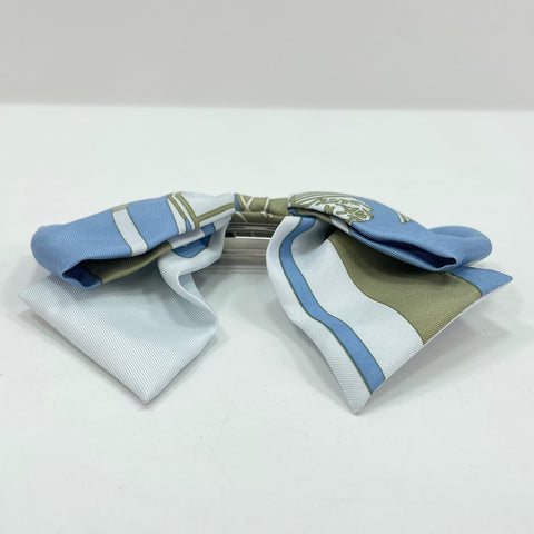 HERMES Grenelle Exlibris Valletta silk blue WS32448