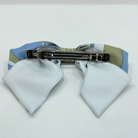 HERMES Grenelle Exlibris Valletta silk blue WS32448