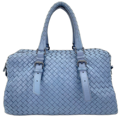BOTTEGAVENETA INTRECCIATO Handbag leather blue WS32449