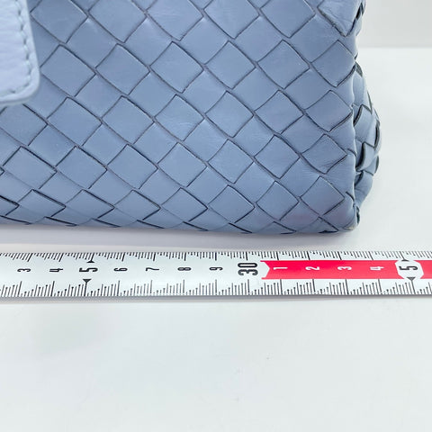 BOTTEGAVENETA INTRECCIATO Handbag leather blue WS32449