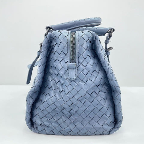 BOTTEGAVENETA INTRECCIATO Handbag leather blue WS32449