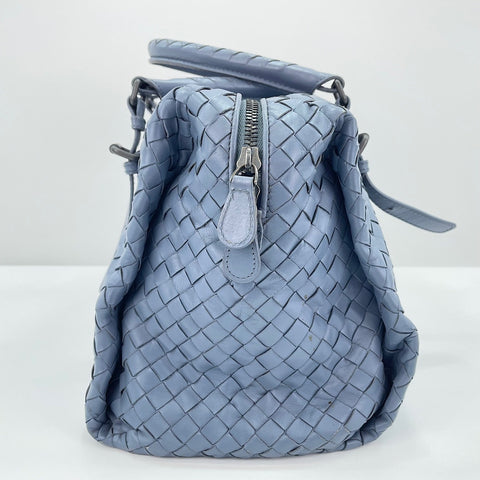BOTTEGAVENETA INTRECCIATO Handbag leather blue WS32449