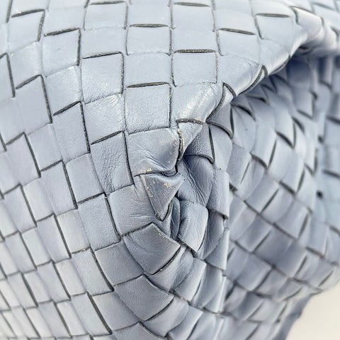 BOTTEGAVENETA INTRECCIATO Handbag leather blue WS32449