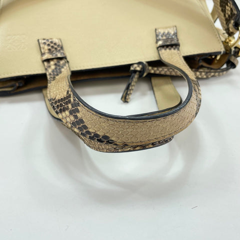 LOEWE Gate top handle Handbag beige WS32450