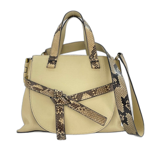 LOEWE Gate top handle Handbag beige WS32450