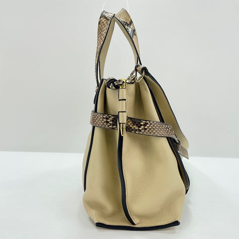 LOEWE Gate top handle Handbag beige WS32450