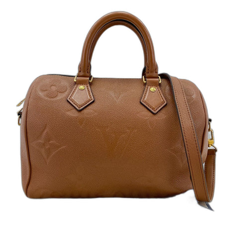 LOUIS VUITTON Speedy Bandolier 25 Handbag Brown WS32451