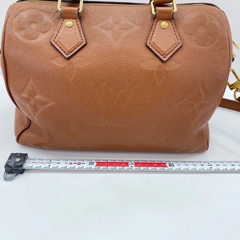 LOUIS VUITTON Speedy Bandolier 25 Handbag Brown WS32451
