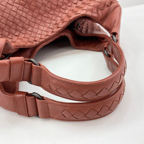 BOTTEGAVENETA Campana INTRECCIATO Handbag leather pink WS32452