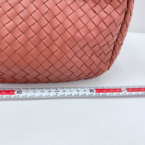 BOTTEGAVENETA Campana INTRECCIATO Handbag leather pink WS32452