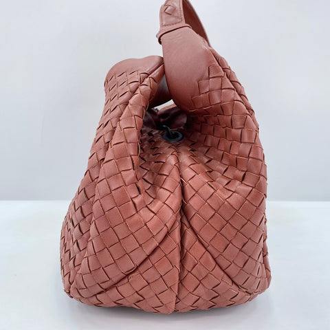 BOTTEGAVENETA Campana INTRECCIATO Handbag leather pink WS32452