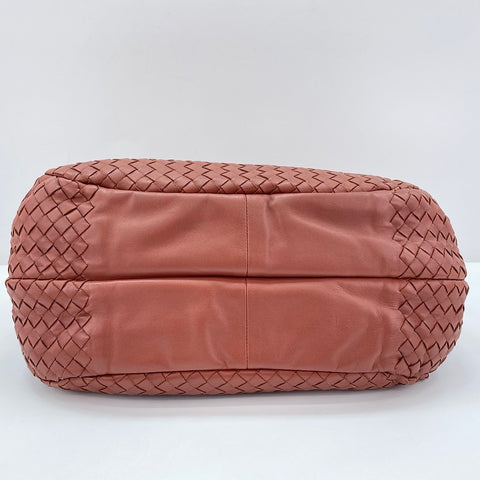 BOTTEGAVENETA Campana INTRECCIATO Handbag leather pink WS32452