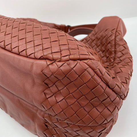 BOTTEGAVENETA Campana INTRECCIATO Handbag leather pink WS32452