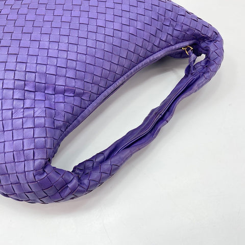 BOTTEGAVENETA INTRECCIATO Handbag leather purple WS32453