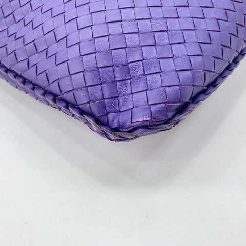 BOTTEGAVENETA INTRECCIATO Handbag leather purple WS32453