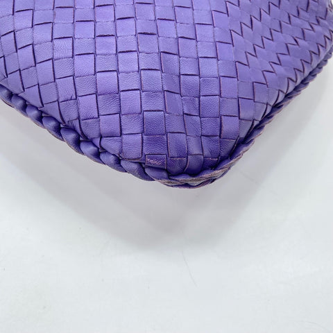 BOTTEGAVENETA INTRECCIATO Handbag leather purple WS32453