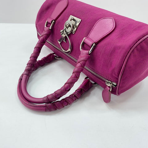 Christian Dior Trotter Handbag canvas pink WS32455