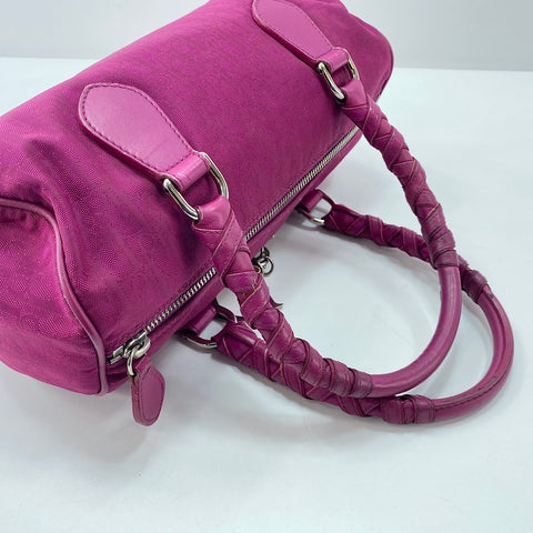 Christian Dior Trotter Handbag canvas pink WS32455