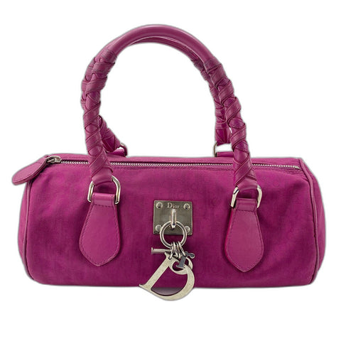 Christian Dior Trotter Handbag canvas pink WS32455